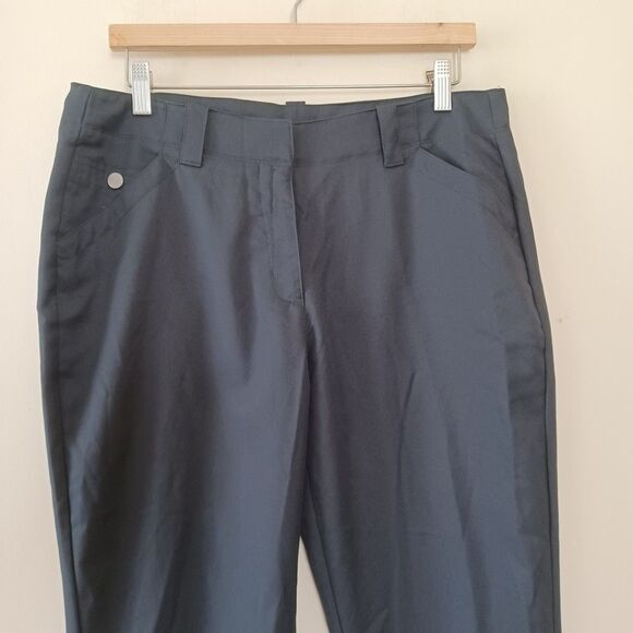 Pro Tour‎ Ladies Pants Sz 10 Golf Cropped Capri Black Outdoor Activewear - Picture 3 of 8